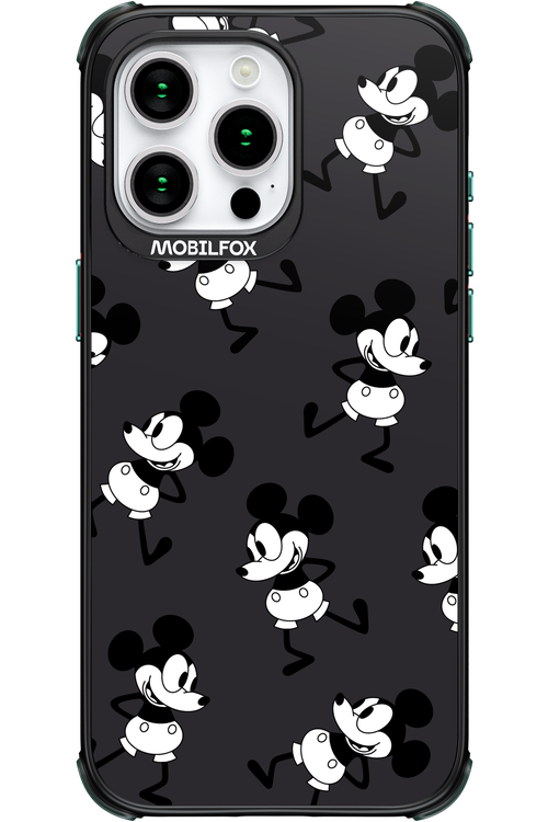 Iconic Mouse (antracite pattern) - Apple iPhone 15 Pro Max