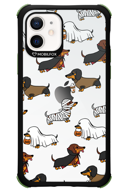 Scary Dachshund (Transparent) - Apple iPhone 12