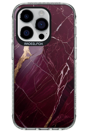 Burgundy Marble - Apple iPhone 14 Pro
