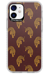 Burgundy Leopard Pattern - Apple iPhone 12