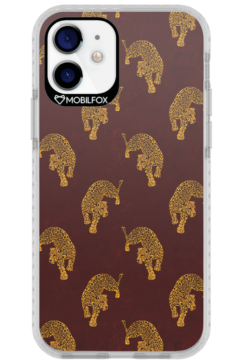 Burgundy Leopard Pattern - Apple iPhone 12