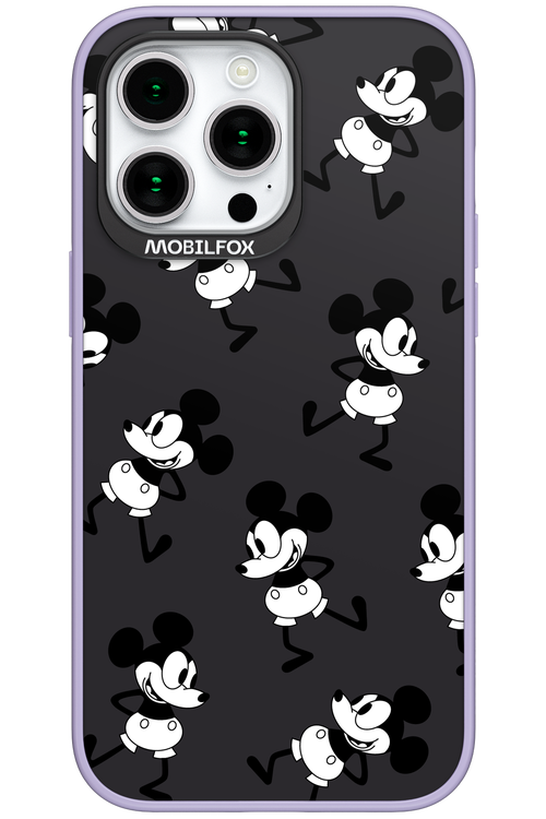 Iconic Mouse (antracite pattern) - Apple iPhone 15 Pro Max