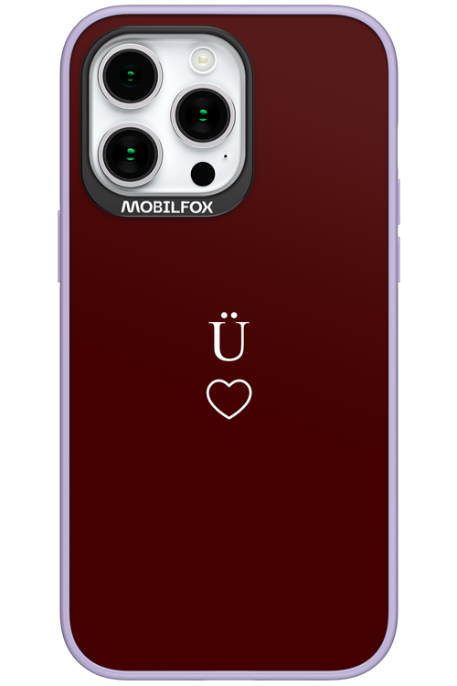 U Burgundia II 2.0 - Apple iPhone 15 Pro Max