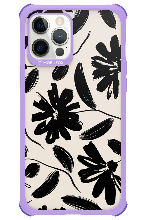 Monochrome Flowerss 2.0 - Apple iPhone 12 Pro Max