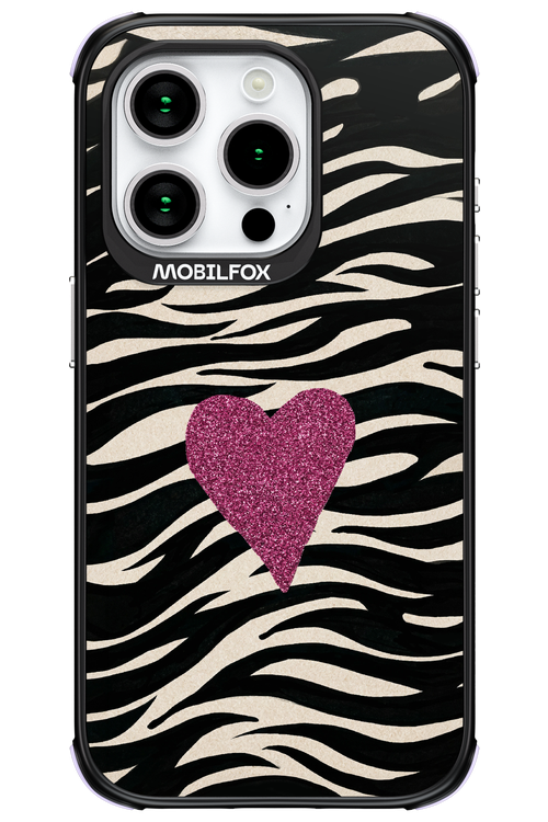 Zebra Heart 2.0 - Apple iPhone 15 Pro