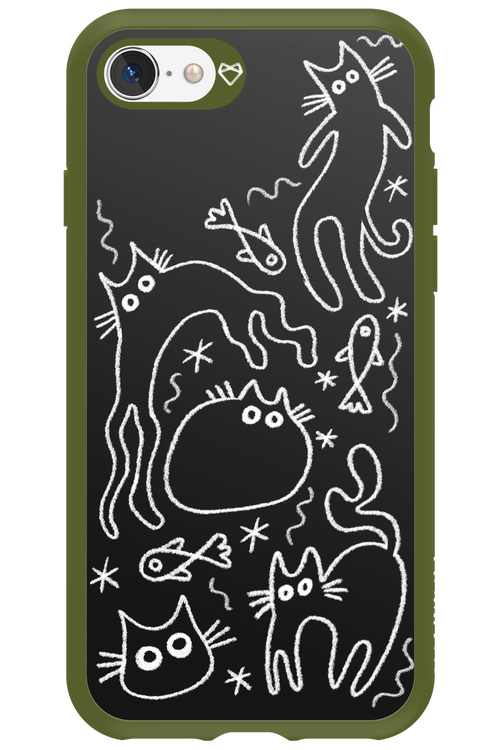 CHALK_CATS 2.0 - Apple iPhone 8