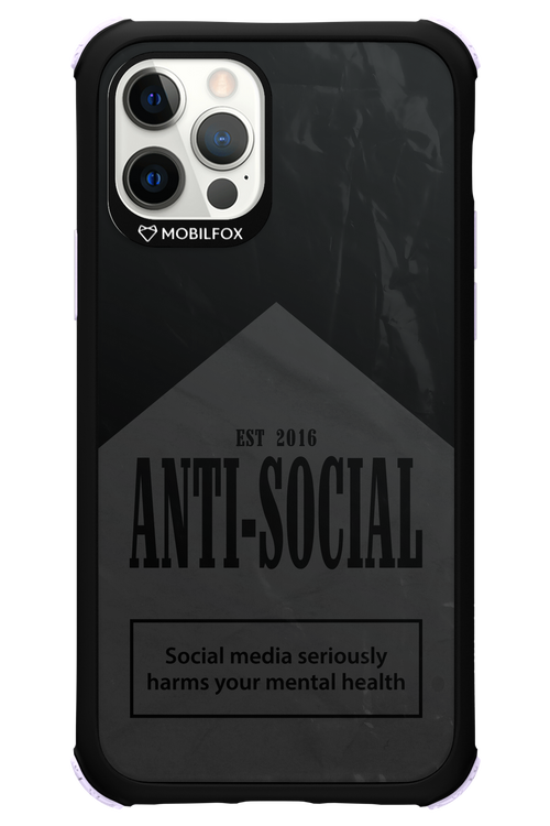 ANTI-SOCIAL (BLVCK) 2.0 - Apple iPhone 12 Pro