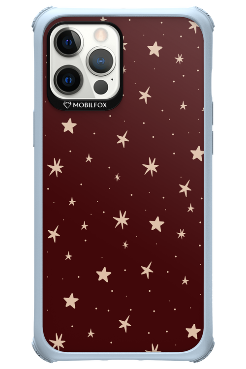 Burgundy Stars - Apple iPhone 12 Pro Max