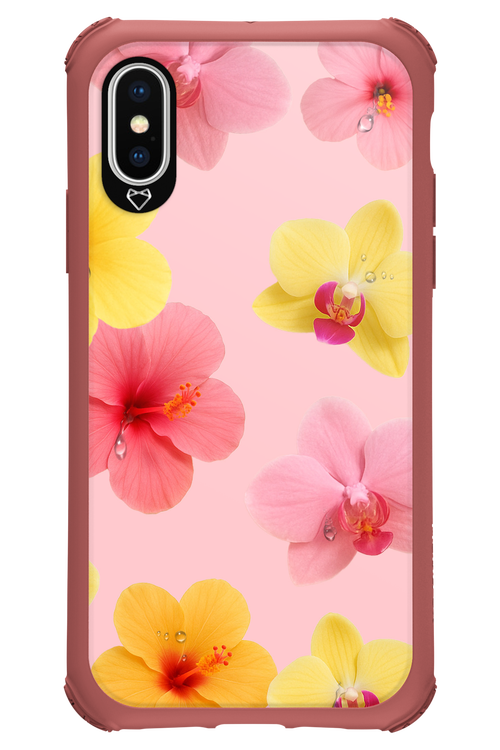 Sunset Flowers - Apple iPhone XS