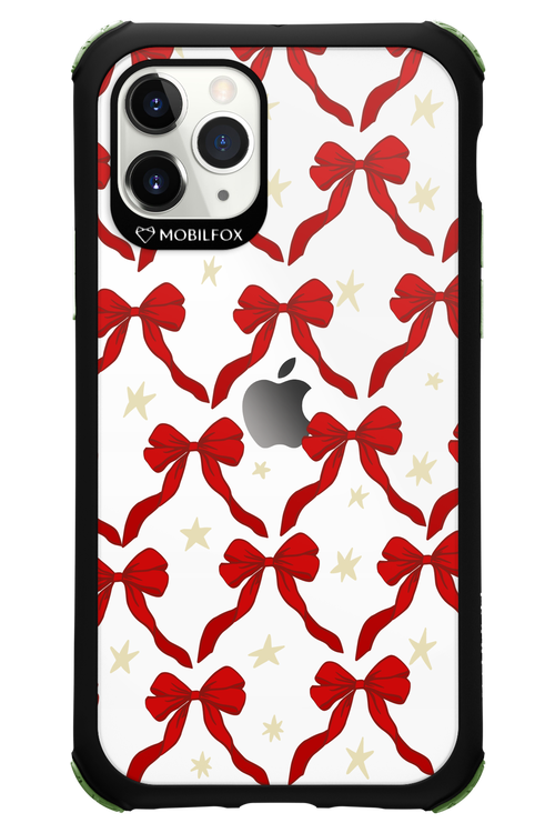 Bow & Stars (Transparent) - Apple iPhone 11 Pro