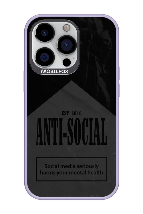 ANTI-SOCIAL (BLVCK) 2.0 - Apple iPhone 13 Pro
