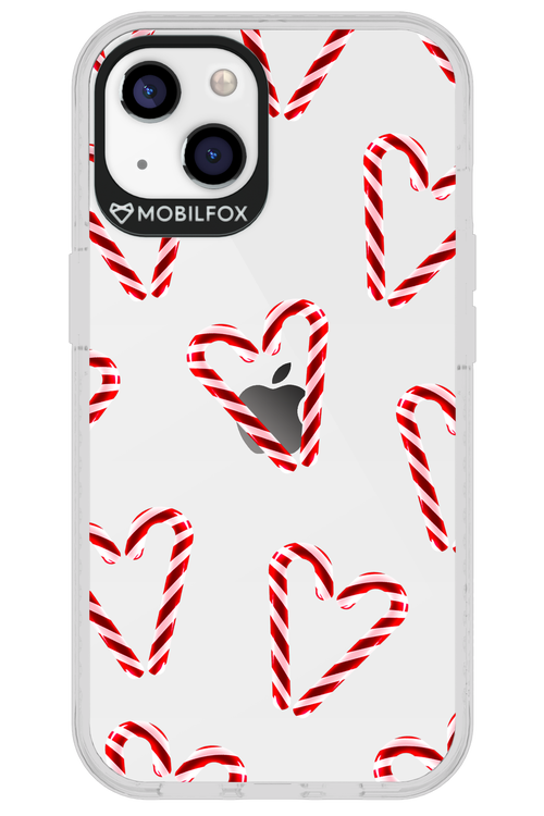 Candy Cane Hearts - Apple iPhone 13
