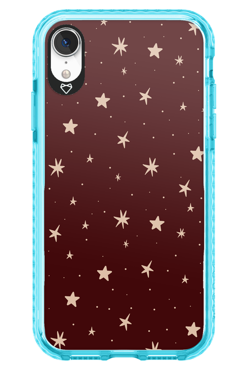 Burgundy Stars - Apple iPhone XR