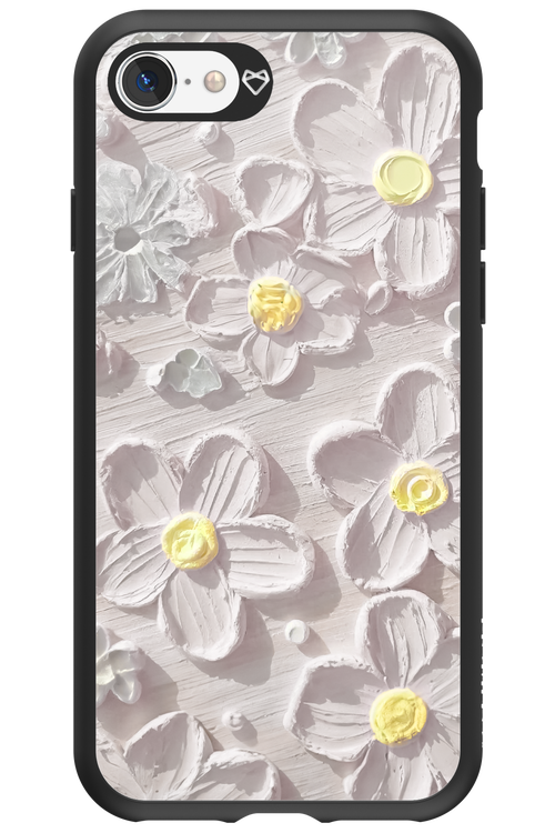 White Flowers 2.0 - Apple iPhone SE 2020