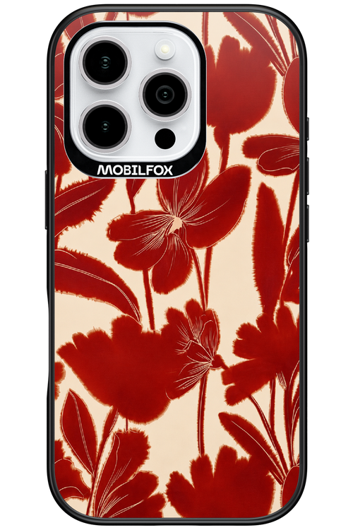 Burgundy Flowers 2.0 - Apple iPhone 16 Pro