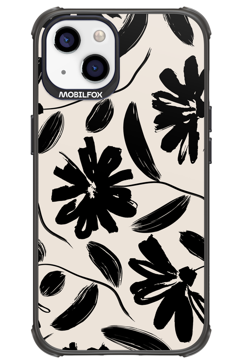 Monochrome Flowerss 2.0 - Apple iPhone 13