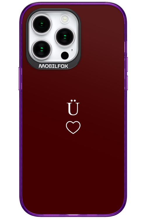 U Burgundia II 2.0 - Apple iPhone 15 Pro Max