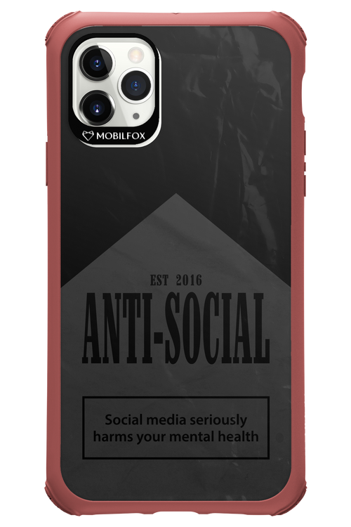 ANTI-SOCIAL (BLVCK) 2.0 - Apple iPhone 11 Pro Max