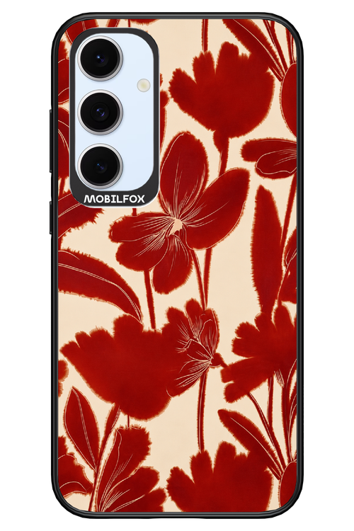 Burgundy Flowers 2.0 - Samsung S24 FE