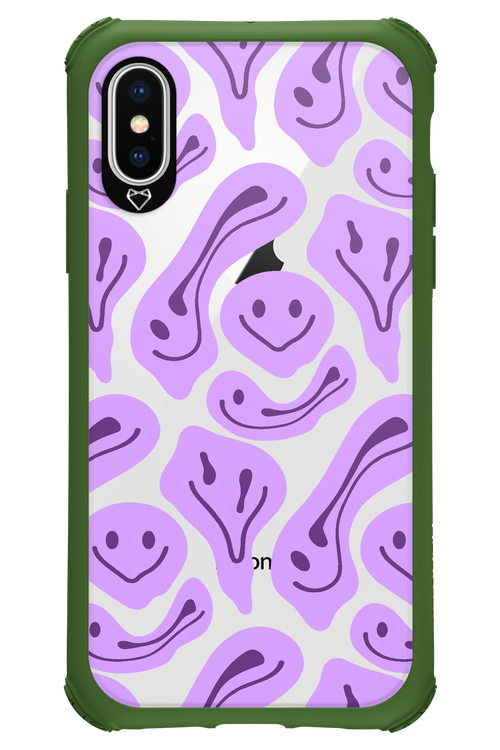 Fluid Smiley Purple - Apple iPhone X