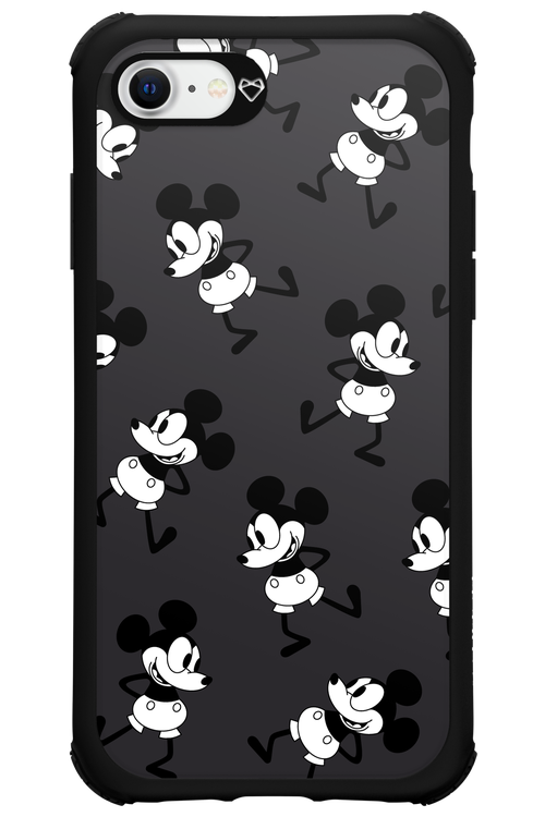Iconic Mouse (antracite pattern) - Apple iPhone 8