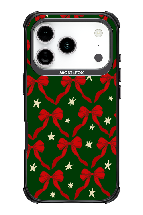 Bow & Stars (Green) - Apple iPhone 17 Pro