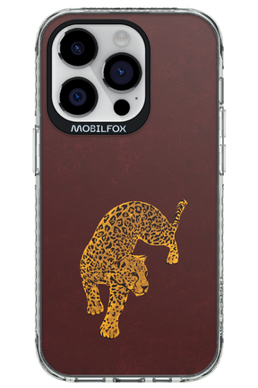 Burgundy Leopard - Apple iPhone 14 Pro