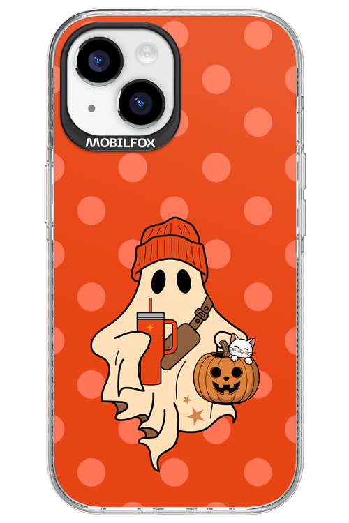 Ghost Girl (Orange) - Apple iPhone 15