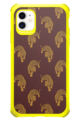 Burgundy Leopard Pattern - Apple iPhone 11
