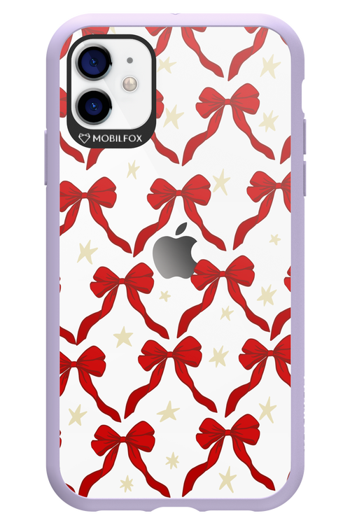 Bow & Stars (Transparent) - Apple iPhone 11