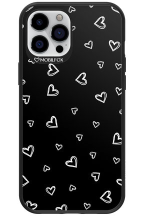 Monochrome Hearts 2.0 - Apple iPhone 12 Pro Max