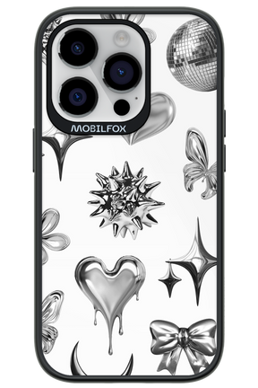 Silver Zone Transparent - Apple iPhone 14 Pro