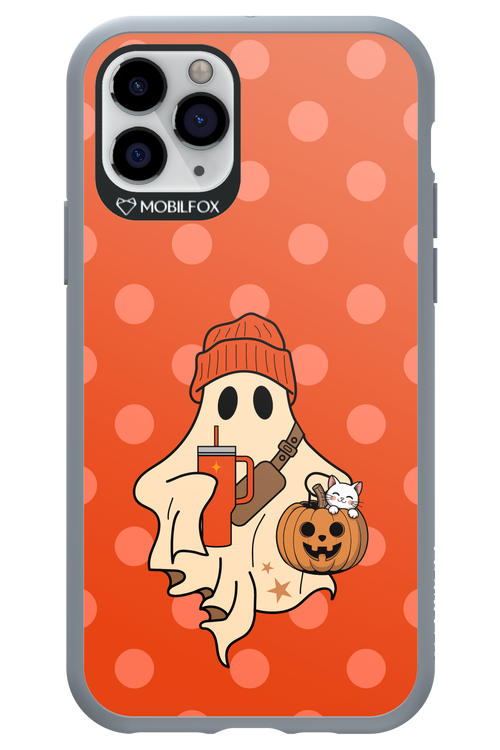 Ghost Girl (Orange) - Apple iPhone 11 Pro