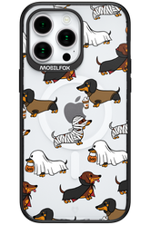 Scary Dachshund (Transparent) - Apple iPhone 15 Pro Max