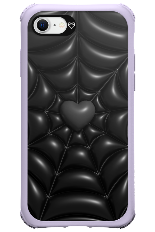 Black Spider Heart - Apple iPhone SE 2022