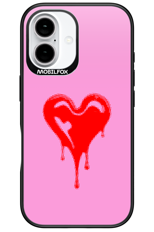 Heart Pink - Apple iPhone 16