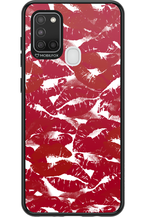 Burgundy and Kiss 2.0 - Samsung Galaxy A21 S