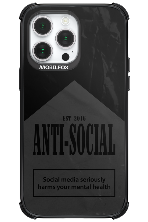 ANTI-SOCIAL (BLVCK) 2.0 - Apple iPhone 14 Pro Max