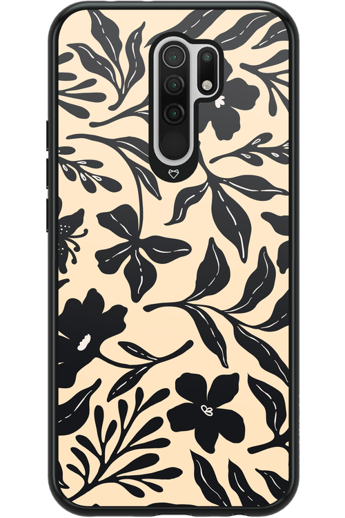 Black Flowers 2.0 - Xiaomi Redmi 9