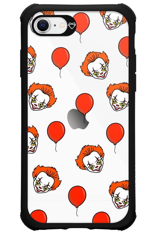 Mystery Clown (Transparent) - Apple iPhone SE 2022