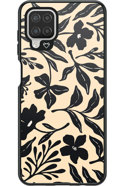 Black Flowers 2.0 - Samsung Galaxy A12