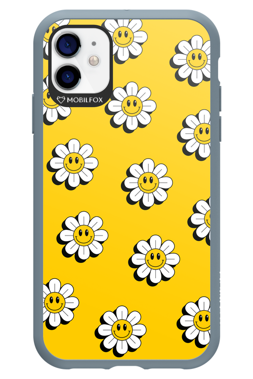 Smiley Flowers - Apple iPhone 11