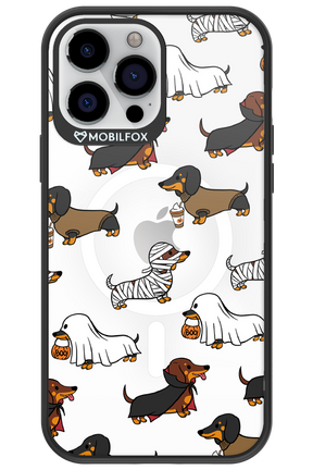 Scary Dachshund (Transparent) - Apple iPhone 13 Pro Max