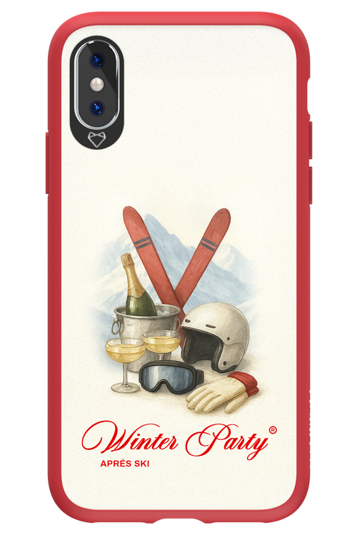 Winter Ski Party - Apple iPhone XS