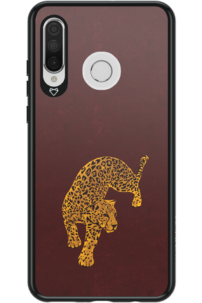 Burgundy Leopard - Huawei P30 Lite