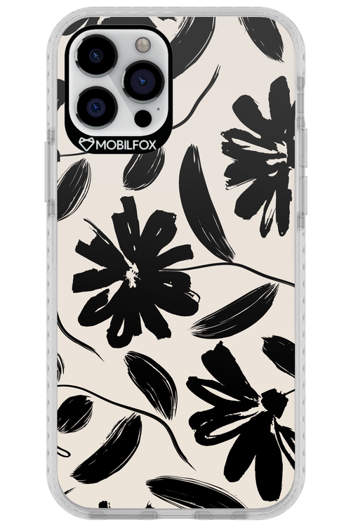 Monochrome Flowerss - Apple iPhone 12 Pro