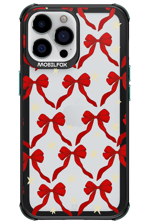 Bow & Stars (Transparent) - Apple iPhone 13 Pro Max