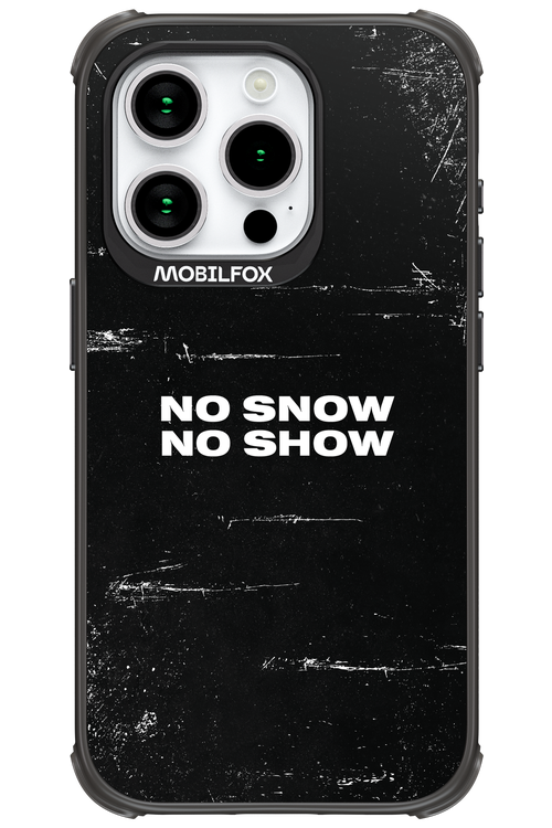 No snow, no show - Apple iPhone 15 Pro