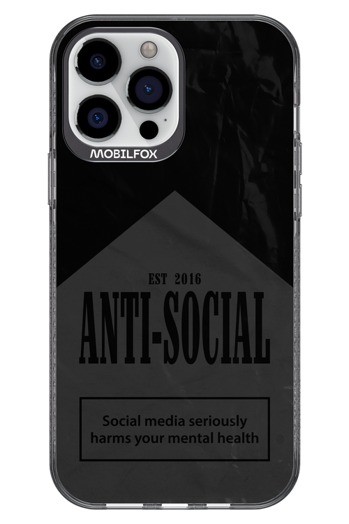 ANTI-SOCIAL (BLVCK) 2.0 - Apple iPhone 13 Pro Max