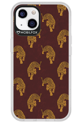 Burgundy Leopard Pattern - Apple iPhone 13